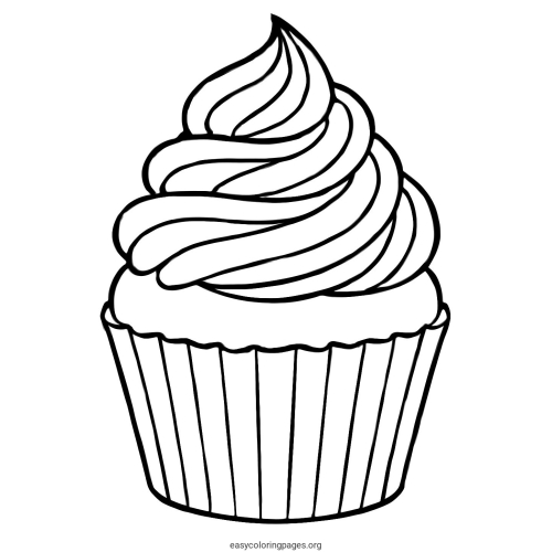 Banh Cupcake Coloring Pages for Kids – 2026