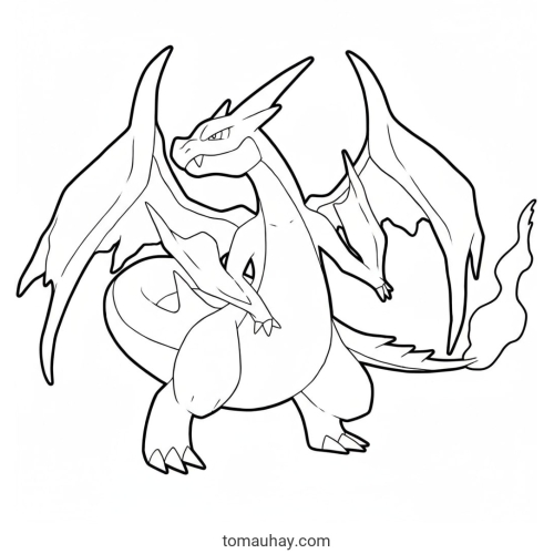Tô Màu Pokemon Mega – Bộ Tranh Pokemon Tiến Hóa Đẹp Ngầu Cho Bé Trai