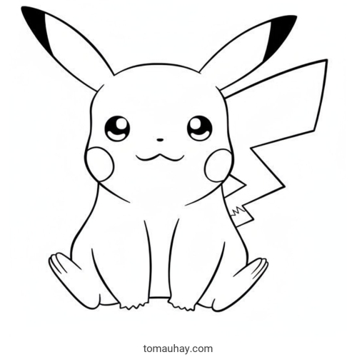Tranh Tô Màu Pokemon Đẹp Nhất – Bộ Hình Tiến Hóa Mega, Huyền Thoại Cho Bé