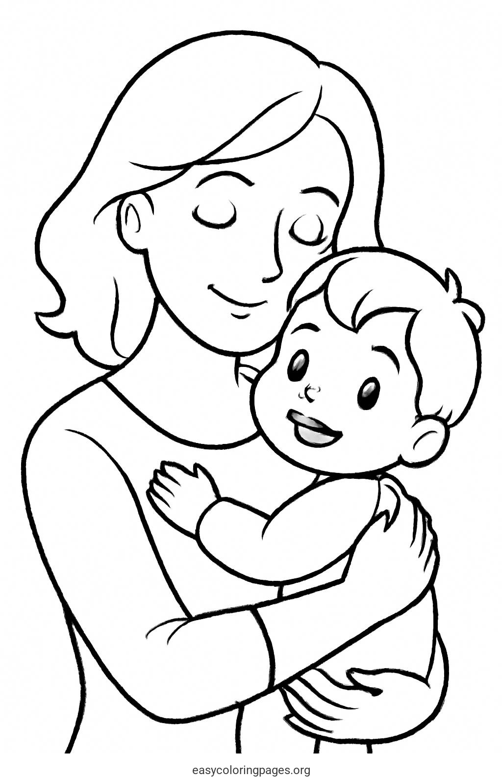 Mother Portrait Coloring Pages – Explore the Theme Through Color