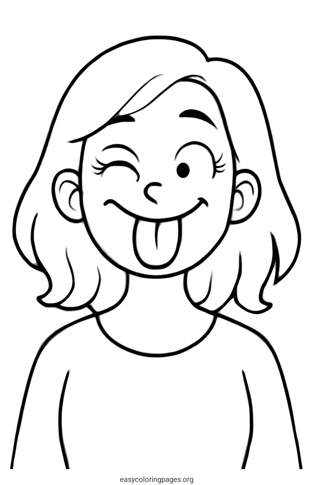 Feet Portrait Playful Coloring Page