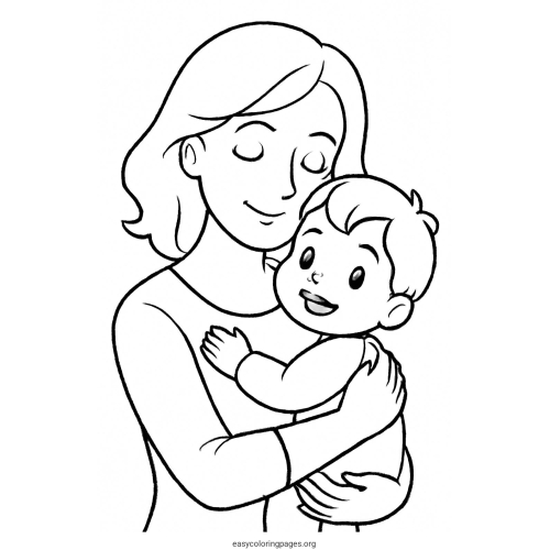 Mother Portrait Coloring Pages – Explore the Theme Through Color