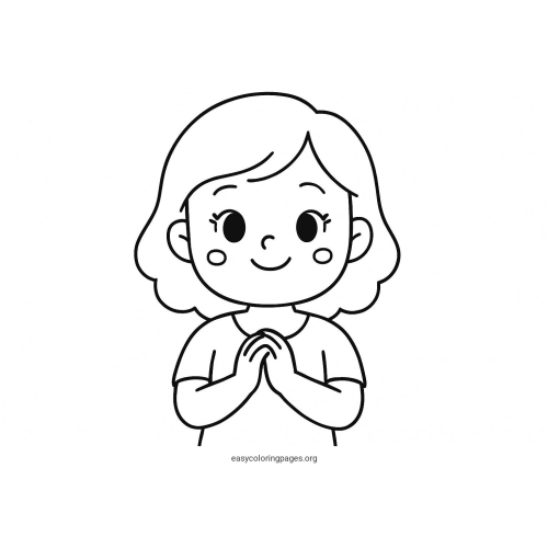 Feet Portrait Animated Picture Coloring Page